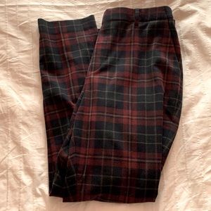 Uniqlo plaid pants